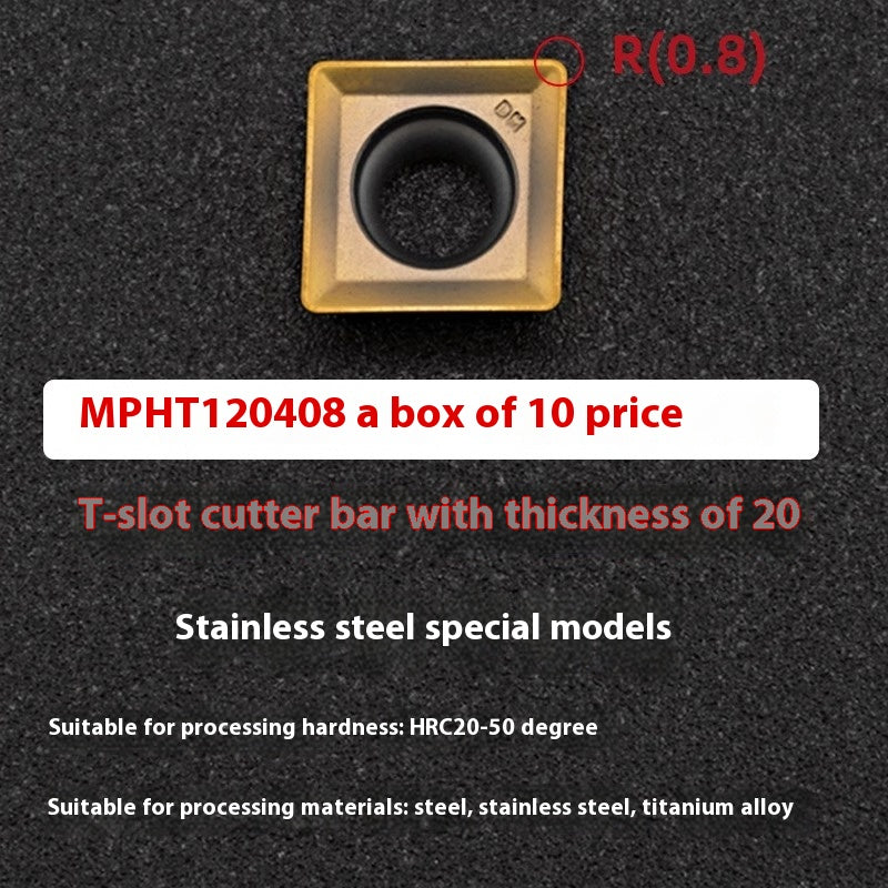 2065-T-slot milling cutter rod CNC slotting HTS three-edged machining center numerical control T-slot milling cutter rod thickness 6 8 10 12 Shandong Denso Pricision Tools Co.,Ltd.